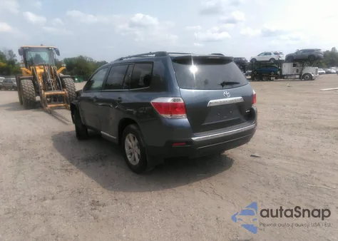 2013 Toyota Highlander Se V6 из США, поврежденный, VIN 5TDBK3EH6DS201598